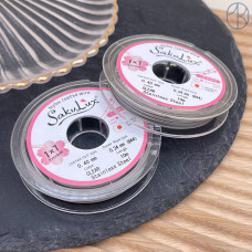 Тросик ювелирный SakuLux (Flexy7) 1x7 струн Серебро 0,4мм 10м