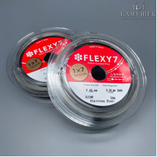 Тросик ювелирный SakuLux (Flexy7) 1x7 струн Серебро 0,4мм 50м