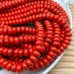 Турквенит красный (имитация) рондель 10х6 мм Турквенит красный (имитация) рондель 10х6 мм