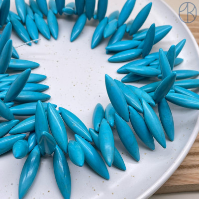 Турквенит овал 30х8 мм