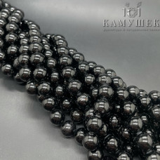 Турмалин черный (Шерл) №1 10 мм Турмалин черный (Шерл) №1 10 мм