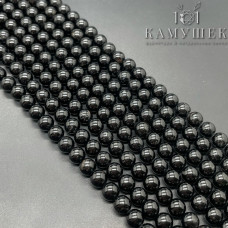 Турмалин черный (Шерл) №1 6 мм Турмалин черный (Шерл) №1 6 мм