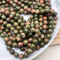 Унакит мелкая огранка 10 мм (128 граней)