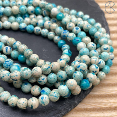 Варисцит бирюзовый (имитация) 6 мм