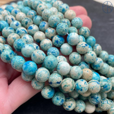 Варисцит бирюзовый (имитация) 8 мм