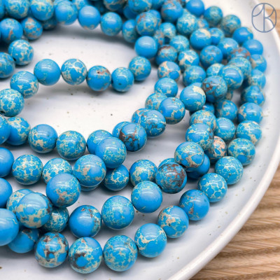 Варисцит голубой (имитация) 10 мм