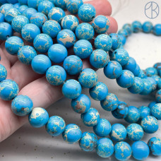 Варисцит голубой (имитация) 10 мм