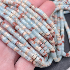 Варисцит голубой имитация диски 4х2 мм