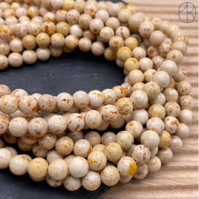 Варисцит коричневый (имитация) 8 мм