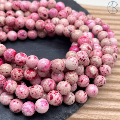 Варисцит розовый (имитация) 10 мм