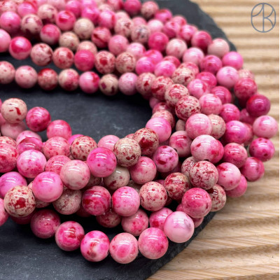 Варисцит розовый (имитация) 8 мм