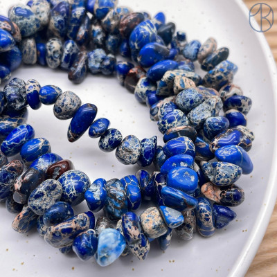Варисцит синий галтовка (имитация) 9-16 мм