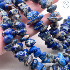 Варисцит синий галтовка (имитация) 9-16 мм