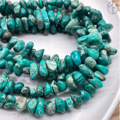 Варисцит темно-зеленый галтовка (имитация) 9-16 мм