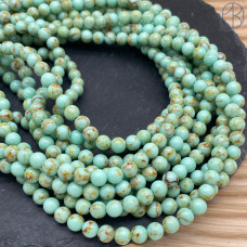 Варисцит зеленый (имитация) 6 мм