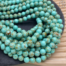 Варисцит зеленый (имитация) 8 мм