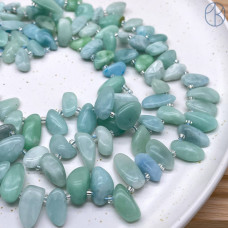 Волластонит (синтетический) зеленый галтовка ~ 11-14 мм Волластонит (синтетический) зеленый галтовка ~ 11-14 мм