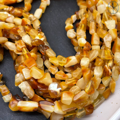 Янтарь галтовка ~ 6-8 мм 