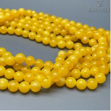 Янтарь шар №4 желтый 10 мм