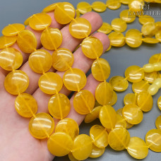 Янтарь желтый таблетка 15мм