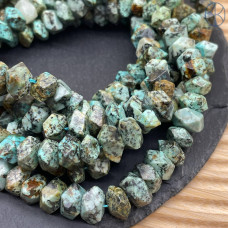 Яшма (африканская бирюза) фриформ огранка ~ 9-11 мм Яшма (африканская бирюза) фриформ огранка ~ 9-11 мм