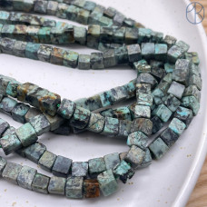 Яшма (африканская бирюза) куб 6 мм
