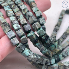 Яшма (африканская бирюза) куб 6 мм