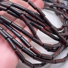 Яшма брекчиевая трубочки 13х4 мм