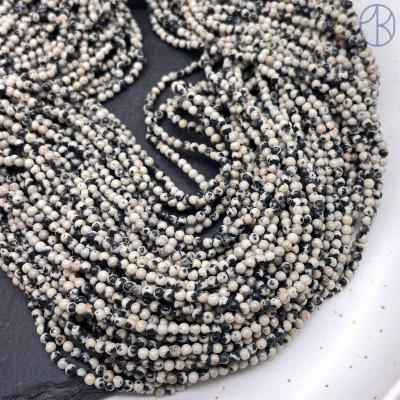 Яшма далматиновая 2 мм