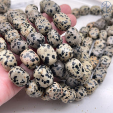 Яшма далматиновая галтовка 14-18 мм Яшма далматиновая галтовка 14-18 мм