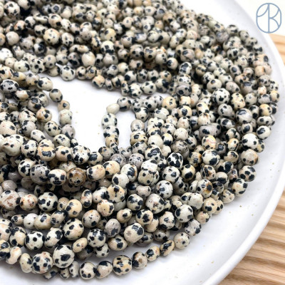 Яшма далматиновая галтовка 5-7 мм