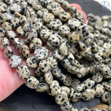 Яшма далматиновая галтовка ~ 8-10 мм