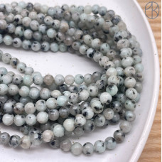 Яшма Киви голубая 6 мм