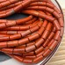 Яшма красная цилиндр ~ 18х8 мм