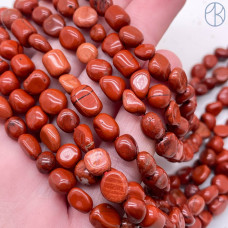 Яшма красная галтовка ~ 6-8 мм