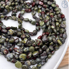 Яшма Кровь Дракона галтовка 6-8 мм