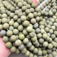 Яшма Матча матовая 8 мм Яшма Матча матовая 8 мм