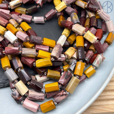 Яшма Мукаит фриформ цилиндр ~ 11-12 мм