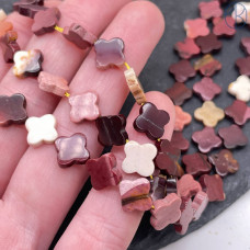 Яшма Мукаит клевер 10 мм штучно