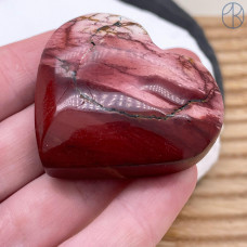 Яшма мукаит сердце ~ 4х5 см