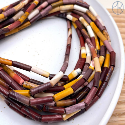 Яшма Мукаит трубочки 13х4 мм