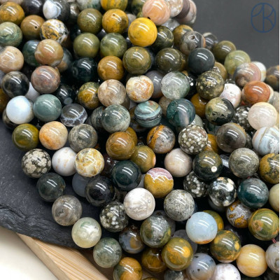 Яшма океаническая №2 8 мм