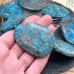 Яшма океаническая голубая, галтовка плоская 55 мм