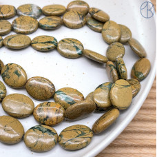 Яшма овал 20х15 мм