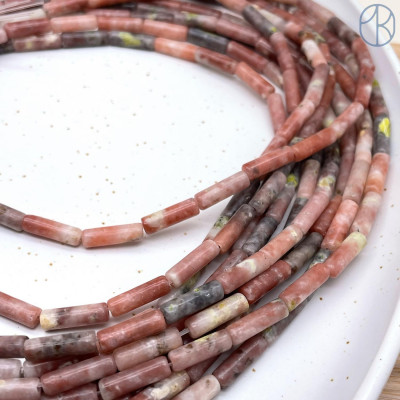 Яшма риолитовая трубочки 13х4 мм