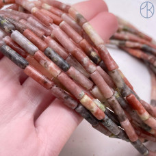 Яшма риолитовая трубочки 13х4 мм