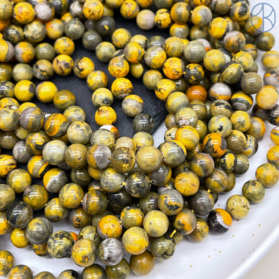 Яшма шмелиная 8 мм