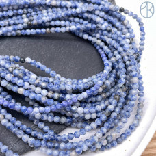 Яшма синяя пятнистая 3 мм Яшма синяя пятнистая 3 мм