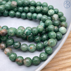 Яшма зеленая (празем) 8 мм