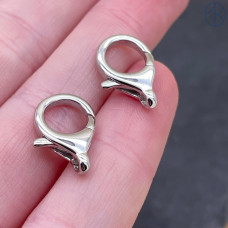 Замок, цвет серебро 16 мм